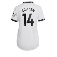 Manchester United Christian Eriksen #14 Fotballklær Bortedrakt Dame 2022-23 Kortermet